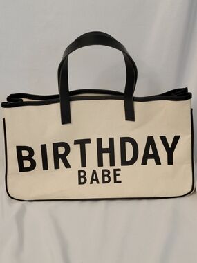 Santa Barbara Design Studio Birthday Babe Canvas Tote Bag